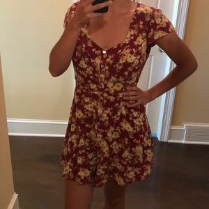 Forever 21 Button Down Floral Dress